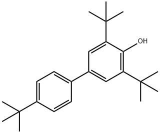 3,4',5-トリス(1,1-ジメチルエチル)[1,1'-ビフェニル]-4-オール 化学構造式