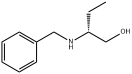 (R)-2-ベンジルアミノ-1-ブタノール 化学構造式