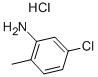 2-AMINO-4-CHLOROTOLUENE HYDROCHLORIDE Struktur