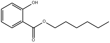 サリチル酸ヘキシル 化学構造式
