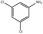 3,5-ジクロロアニリン 化学構造式