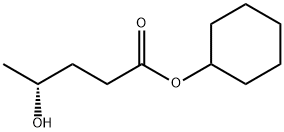Pentanoic acid, 4-hydroxy-, cyclohexyl ester, (4R)- (9CI) Structure