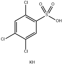2,4,5-三氯苯磺酸钾盐 结构式
