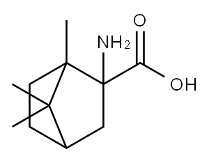 2-氨基-1,7,7-三甲基双环[2.2.1]庚烷-2-羧酸 结构式
