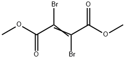 (Z)-2,3-ジブロモ-2-ブテン二酸ジメチル 化学構造式