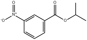 Benzoic acid, 3-nitro-, 1-Methylethyl ester Structure