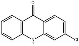 3-Chloro-9(10H)-acridinone 结构式