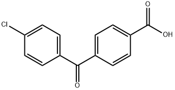 Benzoic acid, 4-(4-chlorobenzoyl)- Structure
