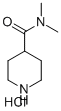 PIPERIDINE-4-CARBOXYLIC ACID DIMETHYLAMIDE HCL Structure
