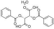 (-)-Dibenzoyl-L-tartaric acid monohydrate Structure