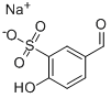 5-ホルミル-2-ヒドロキシベンゼンスルホン酸ナトリウム 化学構造式