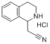 (1,2,3,4-TETRAHYDRO-ISOQUINOLIN-1-YL)-ACETONITRILE HYDROCHLORIDE Struktur