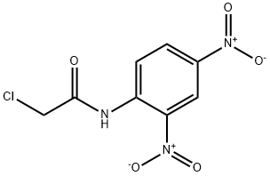2-CHLORO-N-(2,4-DINITRO-PHENYL)-ACETAMIDE 结构式