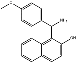 1-[AMINO-(4-METHOXY-PHENYL)-METHYL]-NAPHTHALEN-2-OL Structure