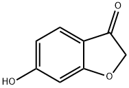 6-羟基-2H-苯并呋喃-3-酮, 6272-26-0, 结构式
