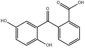2-(2,5-Dihydroxybenzoyl)benzoic acid 结构式