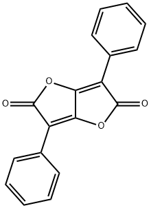 3,6-ジフェニルフロ[3,2-b]フラン-2,5-ジオン 化学構造式