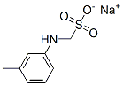 [(3-メチルフェニル)アミノ]メタンスルホン酸ナトリウム 化学構造式