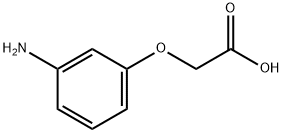 (3-アミノフェノキシ)酢酸 化学構造式