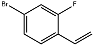 4-溴-2-氟-1-乙烯基苯, 627463-17-6, 结构式