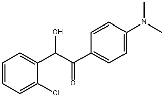 4-DIMETHYLAMINO-2'-CHLOROBENZOIN Struktur