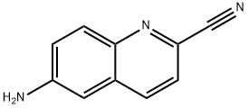 2-Quinolinecarbonitrile,6-amino-(9CI), 627531-51-5, 结构式