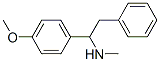 1-(4-methoxyphenyl)-N-methyl-2-phenyl-ethanamine Struktur