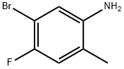 5-BROMO-4-FLUORO-2-METHYLANILINE Struktur