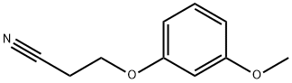 3-(3-methoxyphenoxy)propanenitrile Struktur