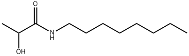2-hydroxy-N-octyl-propanamide Struktur