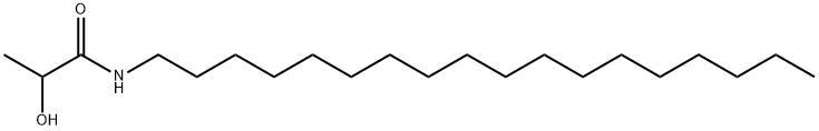 2-hydroxy-N-octadecyl-propanamide Struktur