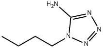 1-ブチル-1H-テトラゾール-5-アミン 化学構造式