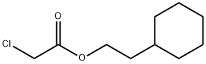Chloroacetic acid 2-cyclohexylethyl ester Struktur