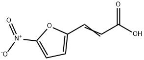 3-(5-Nitro-2-furyl)acrylic acid Structure
