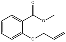 2-(烯丙氧基)苯甲酸甲酯, 6282-42-4, 结构式