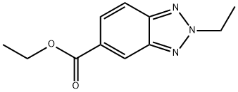 2H-Benzotriazole-5-carboxylicacid,2-ethyl-,ethylester(9CI) Structure