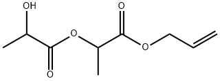 1-prop-2-enoxycarbonylethyl 2-hydroxypropanoate 结构式