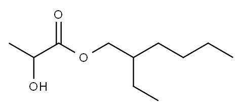 2-ethylhexyl lactate Structure
