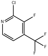 2-CHLORO-3-FLUORO-4-(TRIFLUOROMETHYL)PYRIDINE Structure