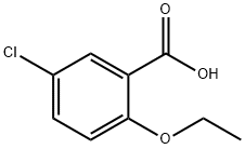 5-クロロ-2-エトキシ安息香酸 化学構造式