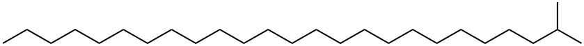 2-METHYLPENTACOSANE, 629-87-8, 结构式