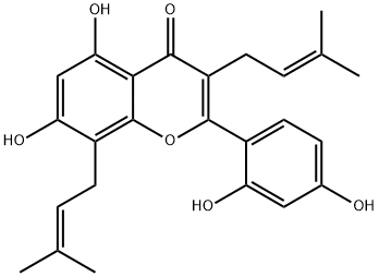 桑黄酮 结构式