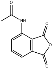 3-乙酰氨基邻苯二甲酸酐, 6296-53-3, 结构式