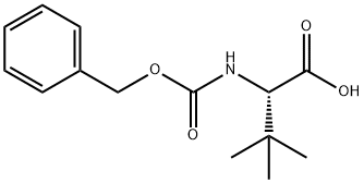 Cbz-L-叔亮氨酸 结构式