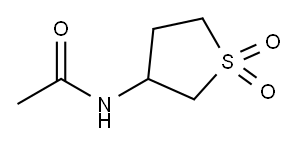 N-(1,1-dioxothiolan-3-yl)acetamide 结构式