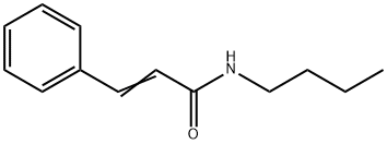 N-ブチル-3-フェニルプロペンアミド 化学構造式