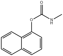 メチルカルバミン酸1-ナフチル 化学構造式