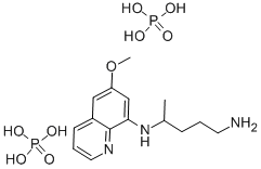 プリマキンリン酸塩 化学構造式