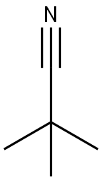ピバロニトリル 化学構造式