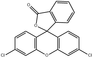 フルオレセイン クロリド 化学構造式
